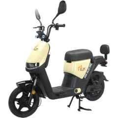 EOX OKO 25kmph 48V Lithium Pastel Yellow & Black Non RTO Electric Scooter, Running Range: 45 km in 1 Charge