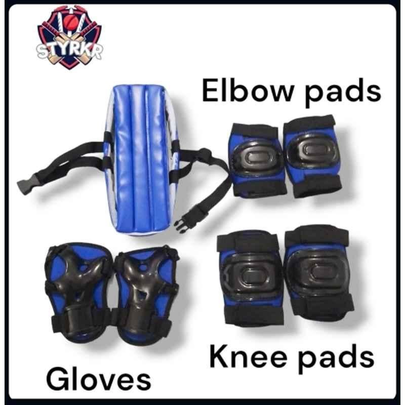 STYRKR Plastic & EVA Foam Blue & Black blue (Small) Skating Kit Skating KitKIT-748