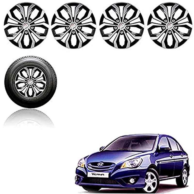Buy Auto Pearl 4 Pcs 14 inch Black ABS Press Type Hubcap Wheel Cover