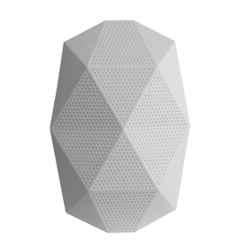 Gold Coast Blaze White Wired Door Bell with Bul-Bul Sound, 2195-WH