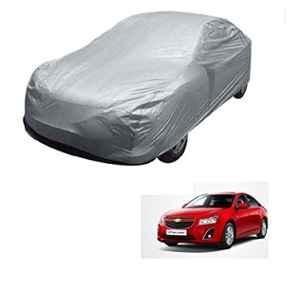 Kozdiko Silver Matty Car Body Cover with Buckle Belt for Chevrolet Cruze, Maruti Ciaz,  SX4, Honda New City, Toyota Corolla New Altis, Skoda Rapid, Volkswagen Vento & Hyundai Next Gen Verna 2017-Present