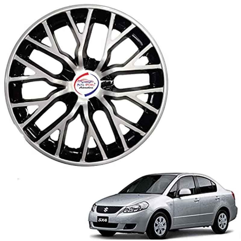 Auto Pearl 4 Pcs 15 inch ABS DC BBR31 Hubcap Wheel Cover Set with Retention Ring for Maruti Suzuki SX4