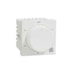 Schneider Electric Unica Pure Polar White Fan Regulator, UNS5STFAN2M_WE (Pack of 10)