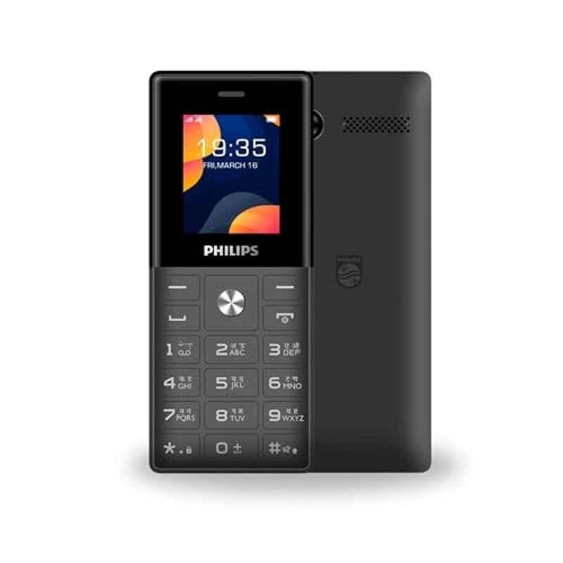 Philips E2112 1.77 inch Cool Gray Single Sim Keypad Feature Phone