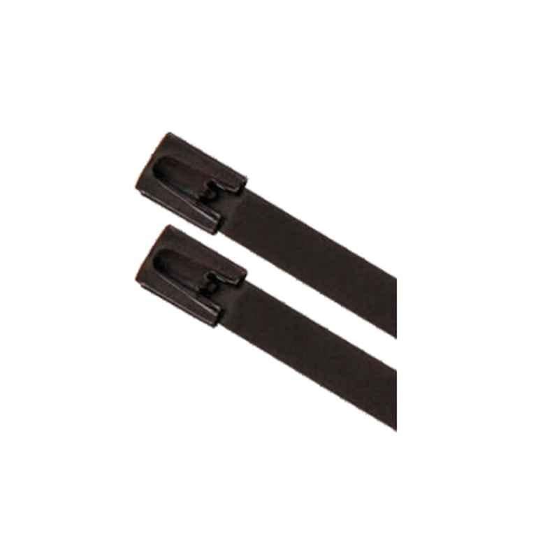 R-Loc 100 Pcs 7.9x200mm SS316 Coated Ball Lock Cable Ties Bag, BC76-200