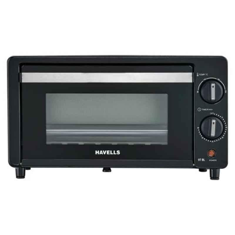 Havells 800W 9T Black Oven Toaster Grill, GHCOTCNK080