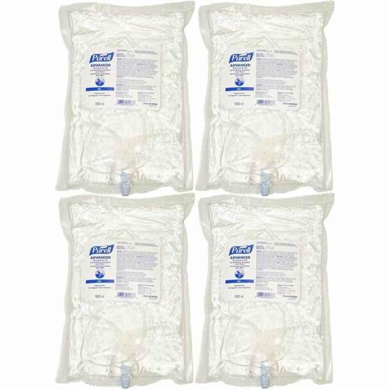 Purell Advanced Hand Sanitizer Gel Refill, 2156-08-int00, NXT, 1000ml, 4 Pcs/Pack