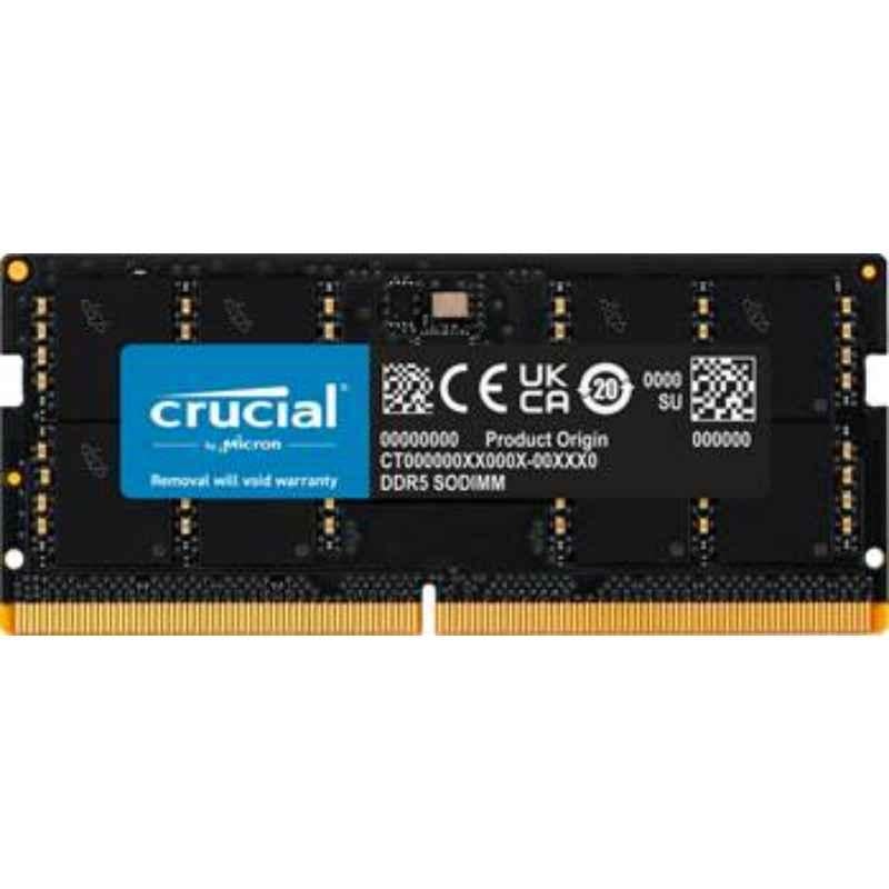 Crucial 32GB DDR5 4800MHz Laptop RAM, CT32G48C40S5