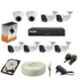 D-Link 2MP CCTV Camera Kit with 2 Pcs Dome Camera, 6 Pcs Bullet Camera, 1 Pc 8 Channel DVR, 1 Pc 2TB Hard Disk & All Accessories