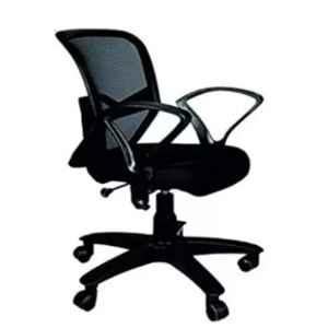Vizolt Super 4G UB Black Low Back Mesh DIY Chair for Office, Home & Study