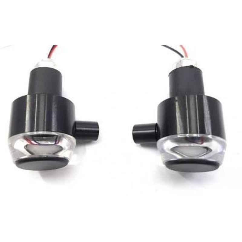 JBRIDERZ Bike Handlebar Indicator White & Yellow Light With Laser Line 2 Pcs Set For Kinetic Gf Lazer