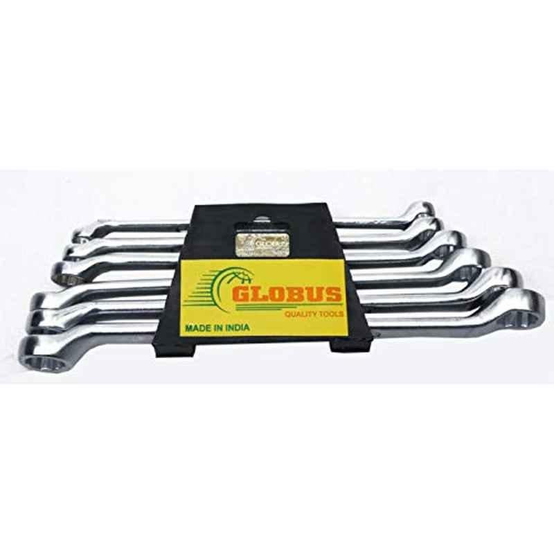 Globus 319 6 Pcs Steel Ring Spanner Set