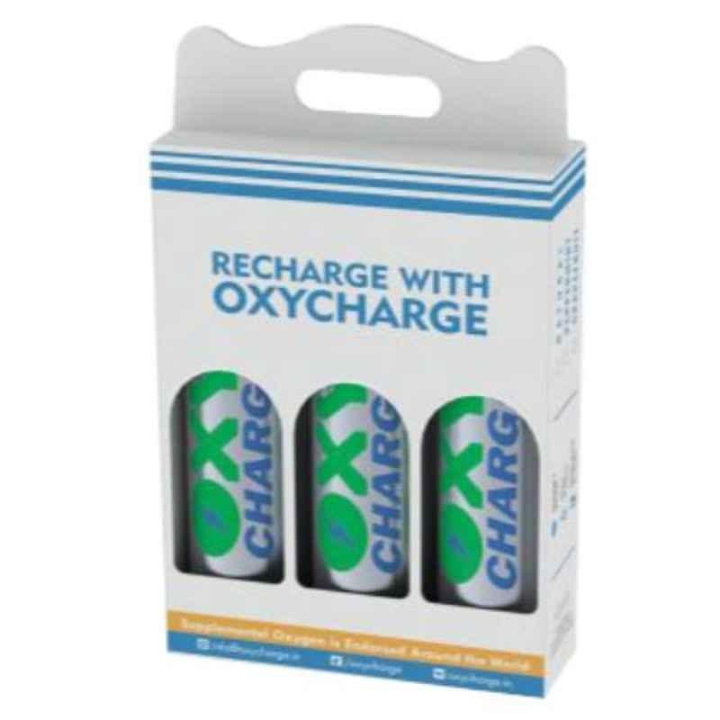 Saviour 3.3L 80 Inhalations Peppermint Oxycharge (Pack of 3)