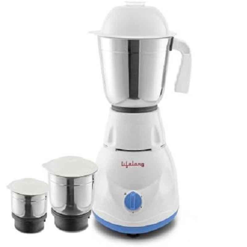 Lifelong Maxo 500W Stainless Steel Mixer Grinder with 3 Jars, LLMG73