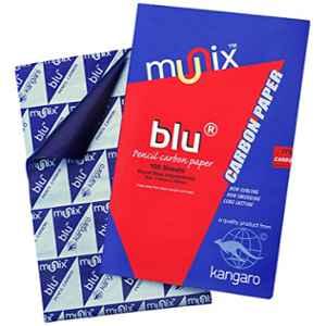 Kangaro BLU 1200 210x330mm Munix Pencil Carbon Paper (Pack of 3)