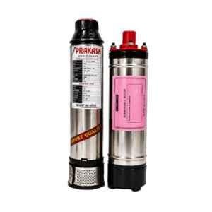 Balaji Prakash 1HP 10 Stage 100mm Single Phase Pure Copper Water Filled Submersible Pump