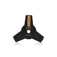 Green Eagle 3 Teeth Carbon Steel Black Blade for Brush Cutter, MTAK-AC-BR-917