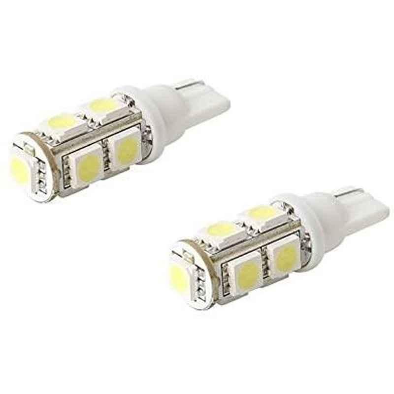 AOW 9 SMD (WHITE) LED Parking Bulb For TVS Scooty Teenz (PAIR / 12V)