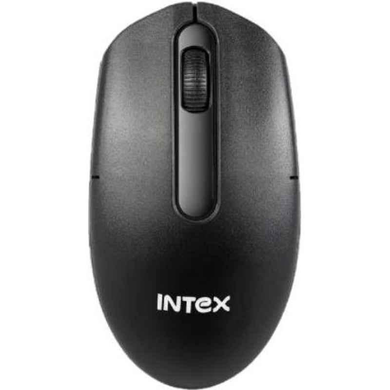 Intex Amaze 2.4GHz Black Wireless Optical Mouse