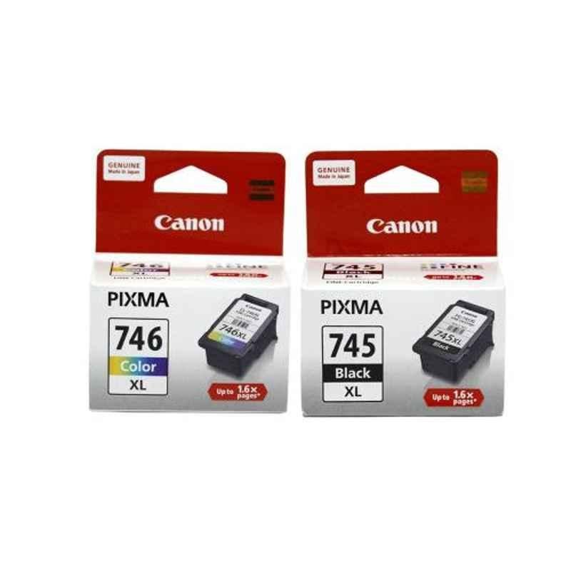 Canon Pixma PG-745XL Black & CL-746XL Colour Ink Cartridge Combo