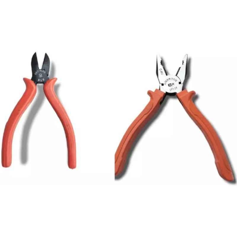 Sky Blue 2 Pcs 7.8 inch Lineman Plier Combo, SBE_PLIER_COMBO_MOD_00611