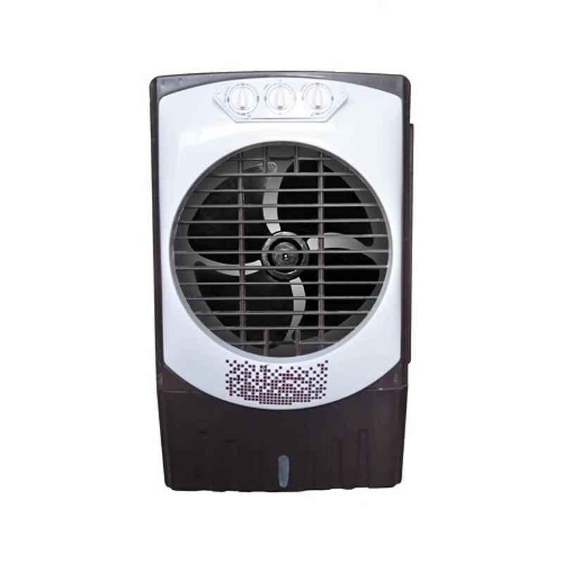 Tradewell Cruze 55L 110W White & Brown Personal Air Cooler with Honeycomb Pad
