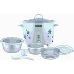 Usha 1.8 Litre 700W Aluminium White Electric Rice Cooker, RC18GS2