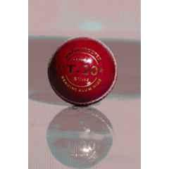 KHX Enterprises T-20 Standard Red Cricket Leather Ball