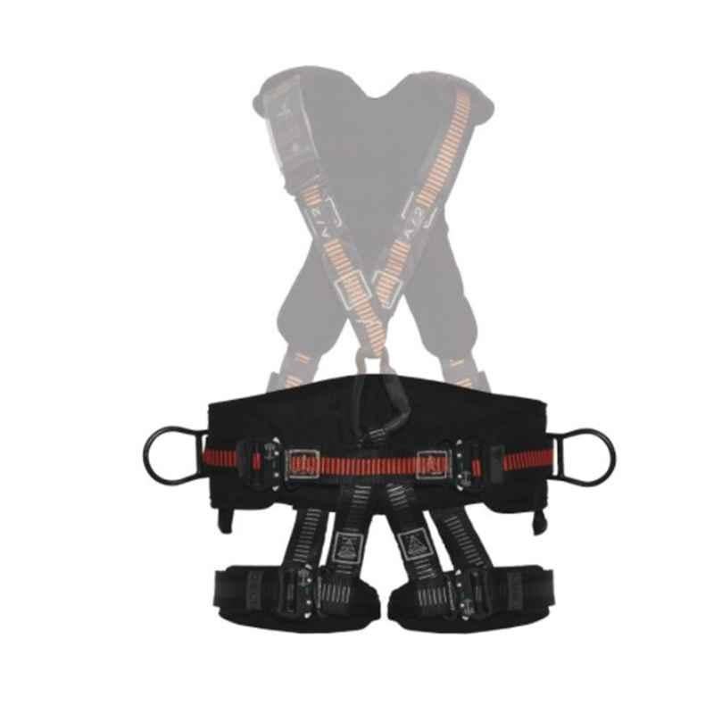 Deltaplus HAR35TCAGT Polyester Black & Orange Harness with Belt, Size: Medium
