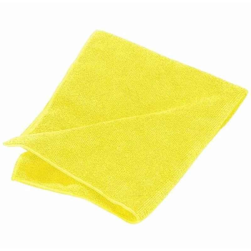 Intercare Microfiber Cleaning Cloth, 40x40cm, Yellow, 4 Pcs/Pack