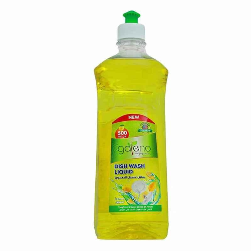 Galeno Dish Wash Liquid, GAL0170, Lemon, 500ml