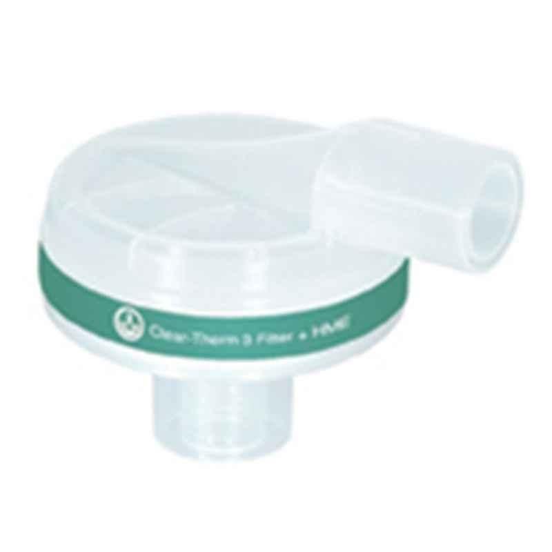 Intersurgical Clear-Therm3 Angled Heat & Moisture Exchanging Filter, 1542000 (Pack of 2)