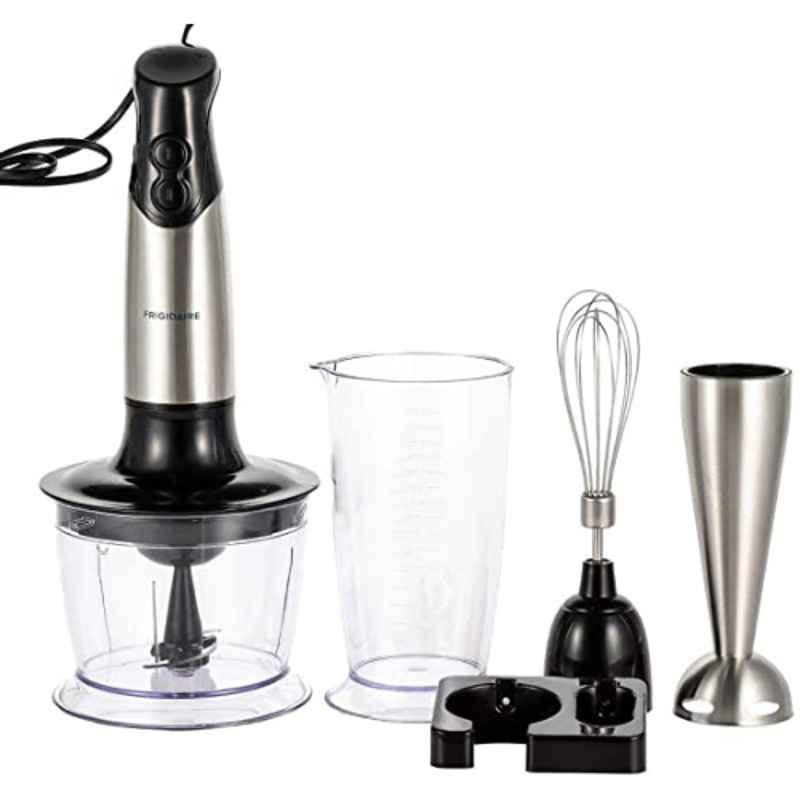 Frigidaire 300W Plastic Silver Black Hand Blender with Chopper & Whisk, FD5108