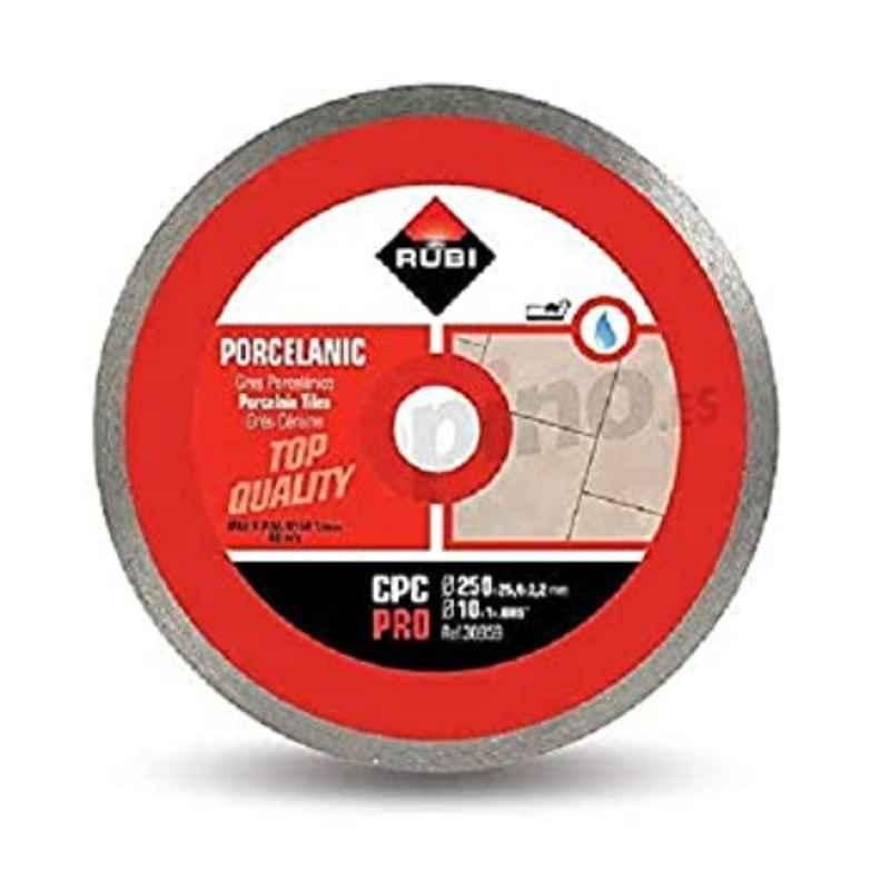 Rubi 10 inch Continuous Rim Porcelain Tiles Diamond Blade, 30959