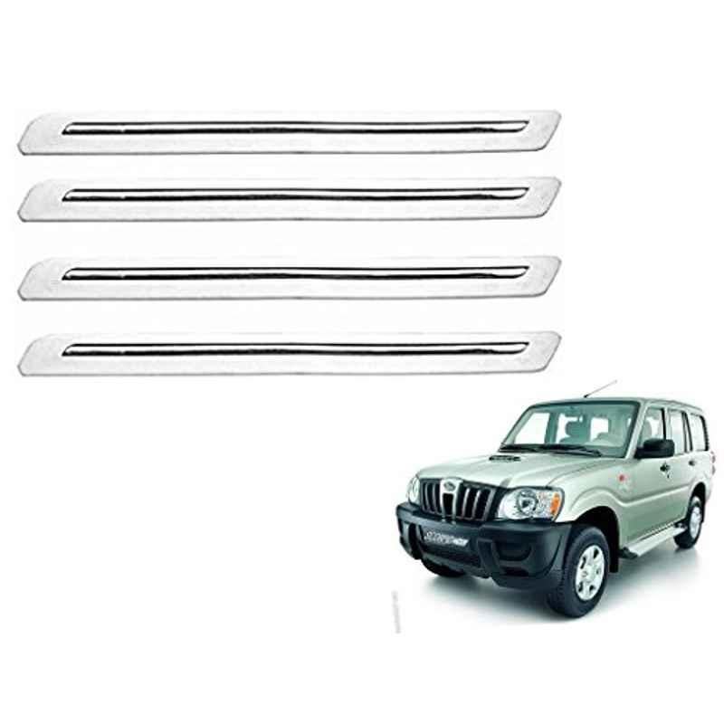 Kozdiko White Car Bumper Protector for Mahindra Quanto
