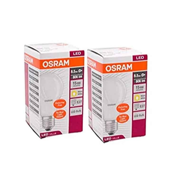 Osram 2 Pcs 8.5W E27 Warm White LED Bulb Set