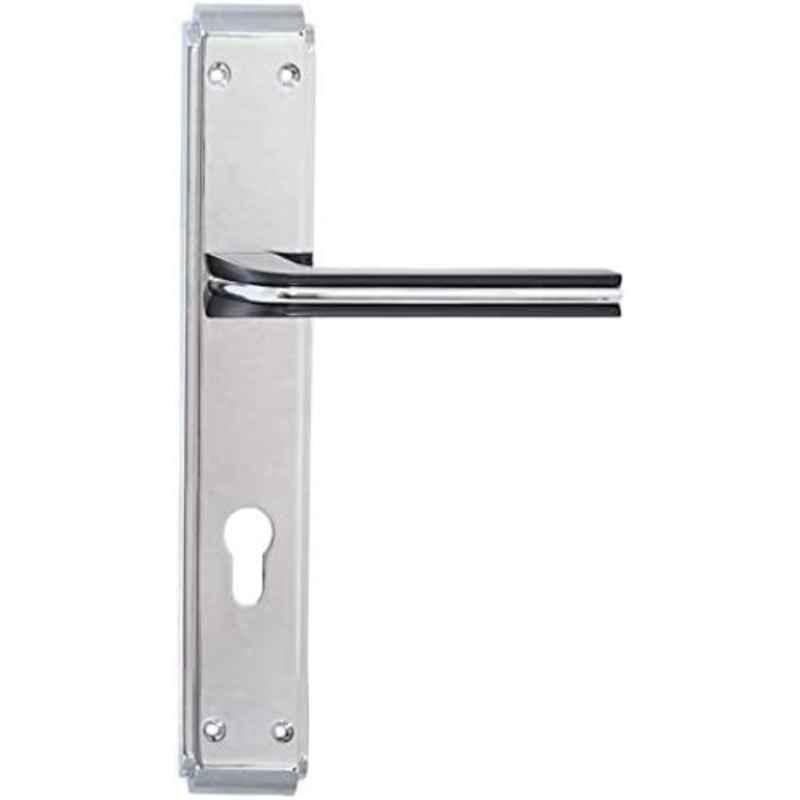 Robustline 85x45mm 70 mm Zinc Alloy Black Lever Door Handle with Lockbody, CP-BY0284