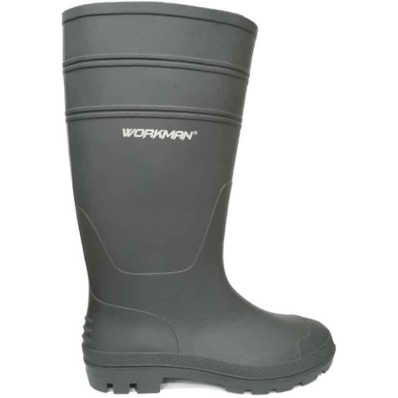 Workman PVC Black Safety Gumboots, BB, Size: 46