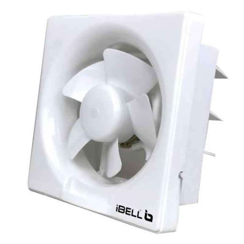 iBELL 30W White Plastic Exhaust Fan, IBLVF200WNEW, Sweep: 200 mm