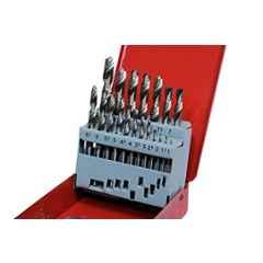Jon Bhandari Tools 19 Pcs Steel Straight Shank Jobber HSS Drill Bit Set