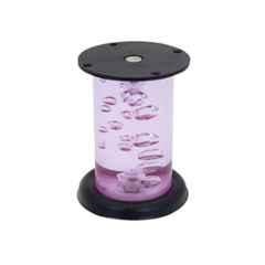 RAB 4 inch Acrylic Pink & Black Sofa Leg (Pack of 4)