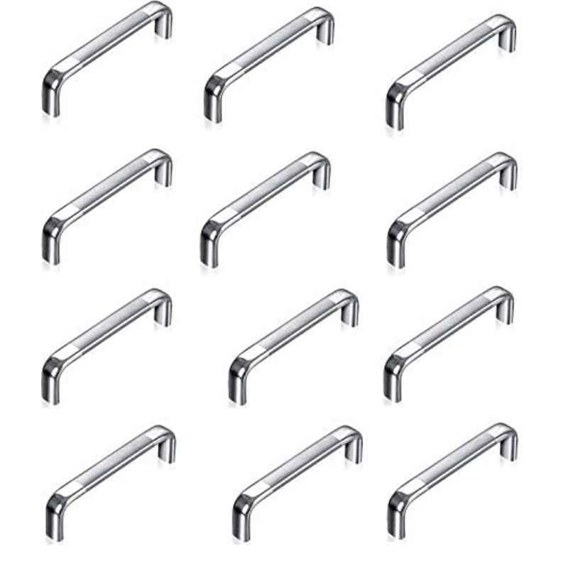 Galaxy 4 inch Stainless Steel Silver Cabinet Handle (Pack of 12)