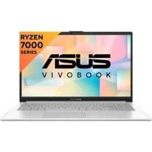 Asus E1504FA-NJ321WS Cool Silver Thin & Light Laptop with AMD Ryzen 3 Quad Core 8GB/512GB SSD/Windows 11 Home/MS Office & 15.6 inch Display, 90NB0ZR1-M00AE0