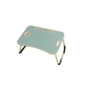 Hayyin 60x40x28cm MDF Light Blue Plain Multi-Purpose Foldable Laptop Table