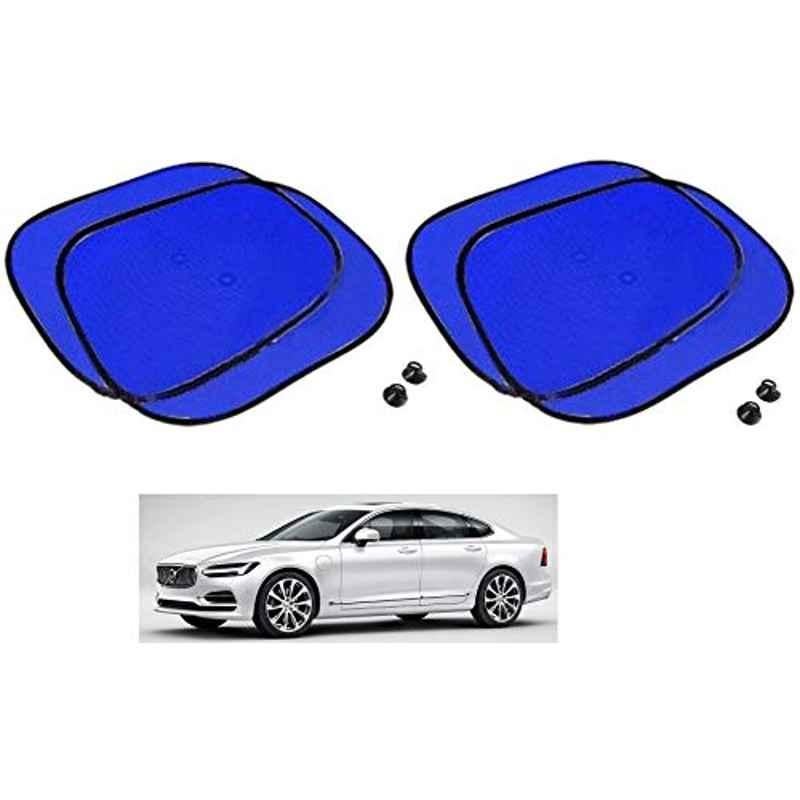 Kozdiko 4 Pcs Blue Chipkoo Car Window Sunshade Curtain Set for Volvo S90, koz_83001
