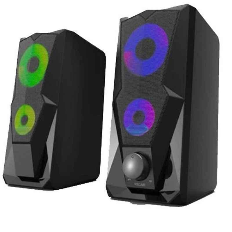 Live Tech SP12 2.0 Stereo Gaming Speaker with Aux Connectivity