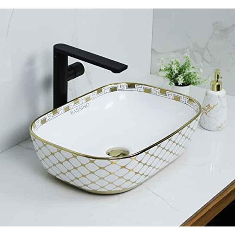 Bassino Art 45.5x32.5x14.5cm Ceramic Wash Basin, BTT_1014