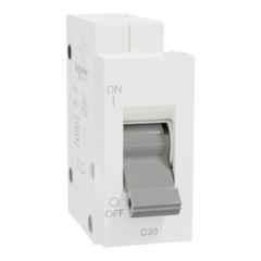 Schneider Electric Miluz Zeta 20A 1 Module Single Pole C Curve Warm Grey MCB, MZMM201P_WG