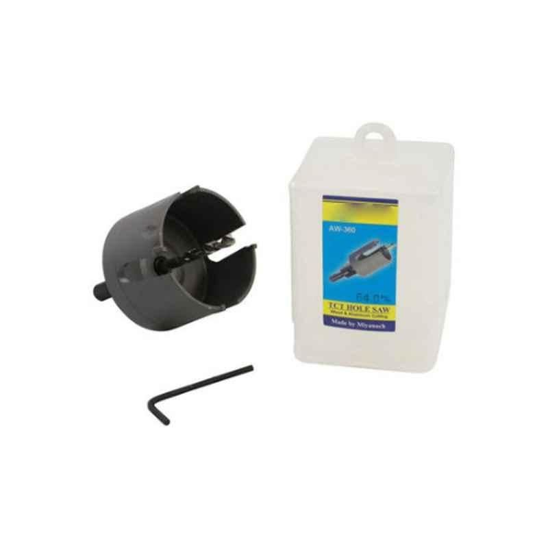 51mm Black Wood Hole Saw Cutter with Center Drill