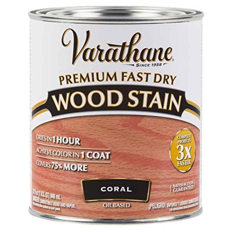 Varathane 32 Fl.oz Coral Premium Fast Dry Wood Stain, 307413